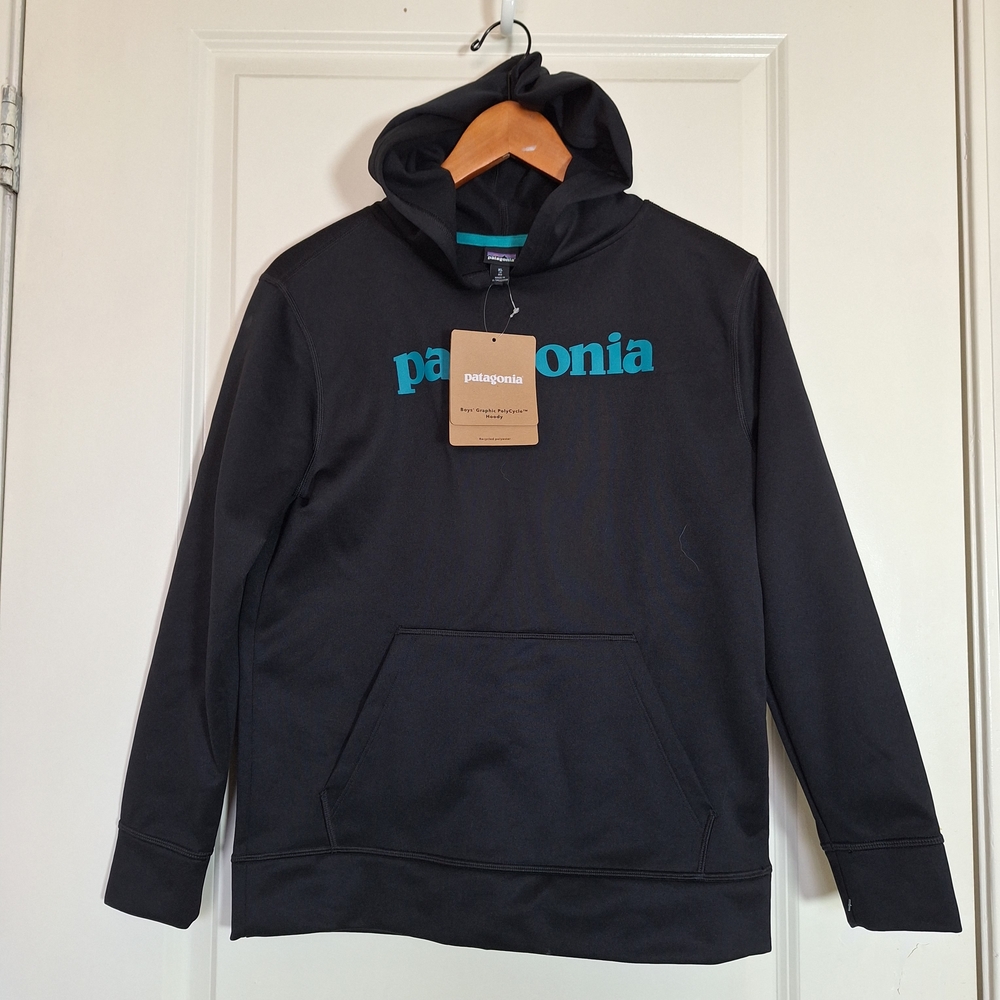 Patagonia Boy's Graphics Pullover Hoodie Sweatshirt Size XL 14